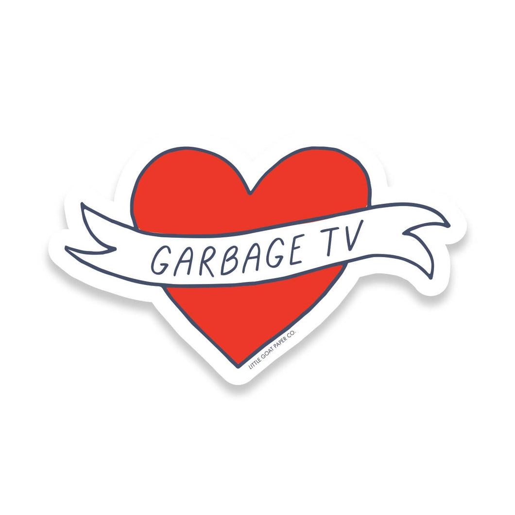 Garbage TV Sticker