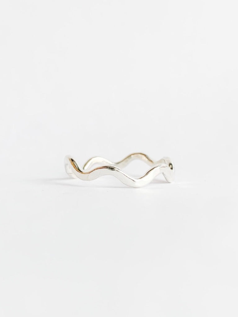 Iris Wave Ring - Sterling Silver