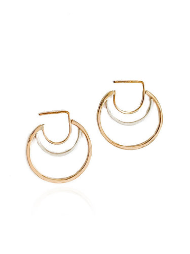 Aella Hoop Earrings - Gold Exterior