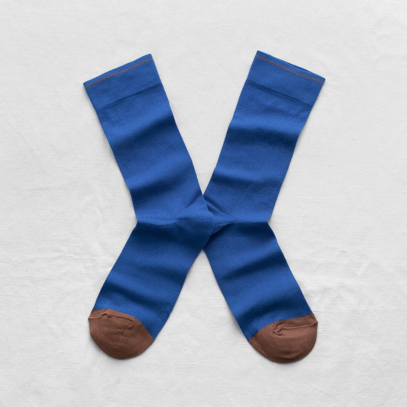 Cobalt Mid-Calf Socks