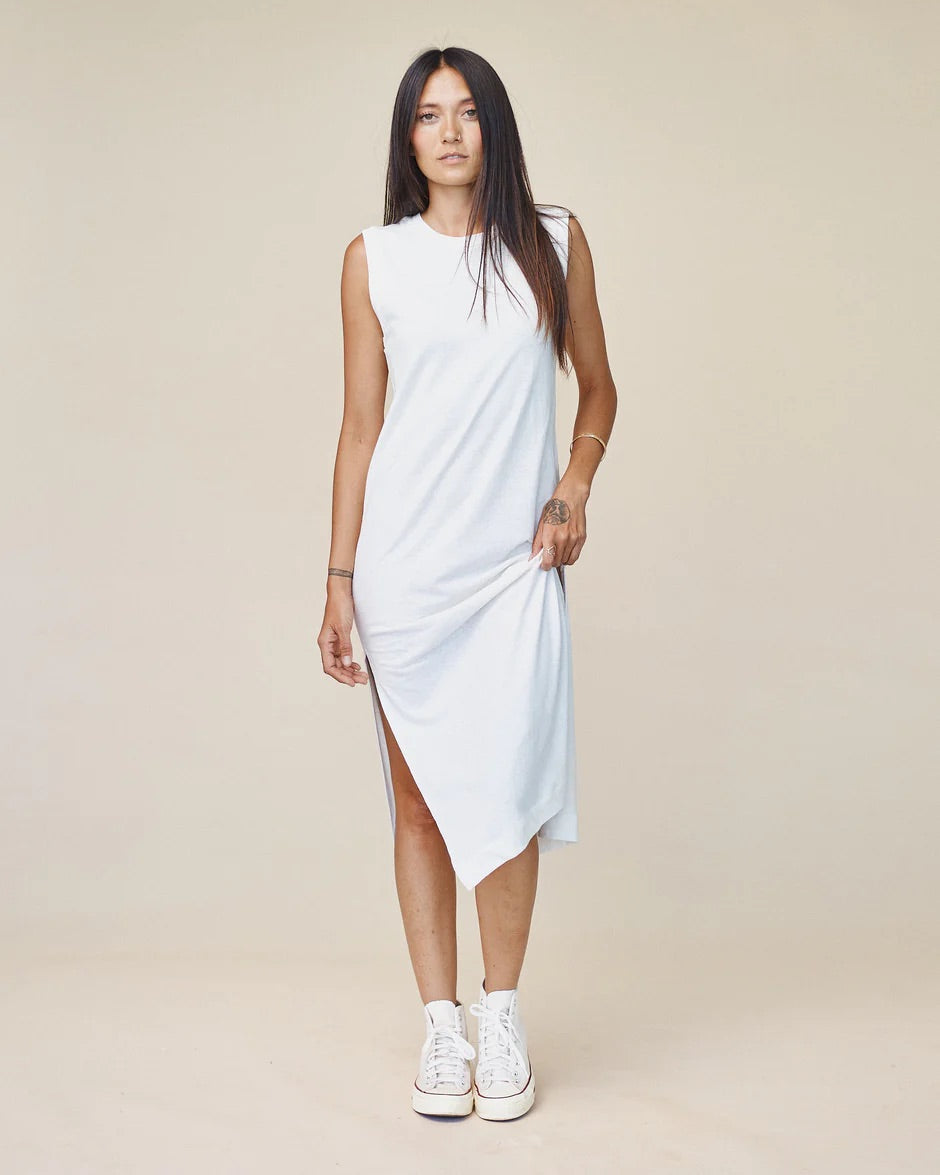Hermosa Dress - Washed White