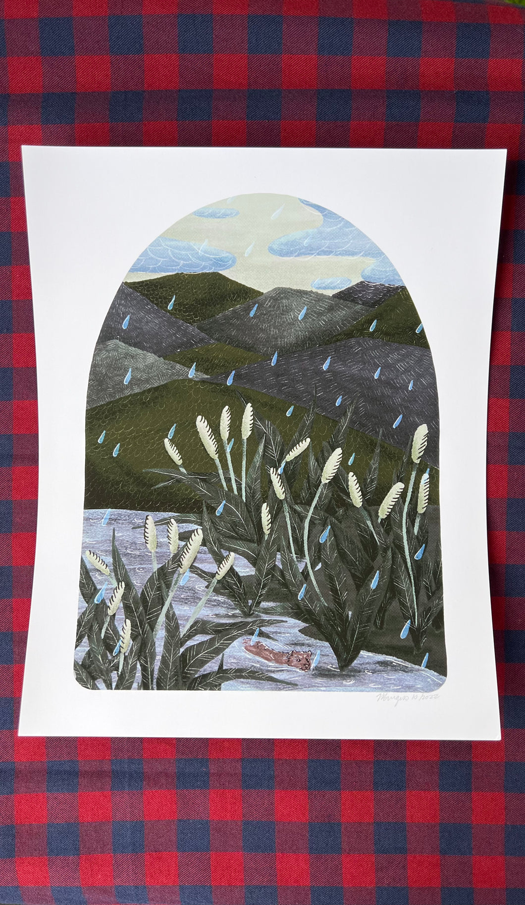 Rain Soaked Print