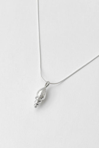 Spire Necklace: Sterling Silver / Slim Snake Chain