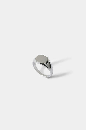 Eden Signet Ring: Sterling Silver