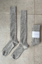 Load image into Gallery viewer, Schoolgirl Socks - Merino Wool Blend Grey