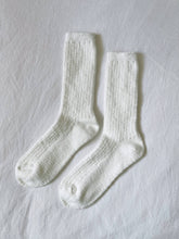 Load image into Gallery viewer, Cottage Socks - White Linen
