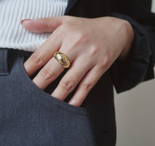 Load image into Gallery viewer, Gold Dome Ring - 18K Gold Filled