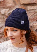 Load image into Gallery viewer, Deep Blue Cuffed Beanie