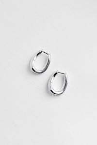 Ruth Hoops: Sterling Silver