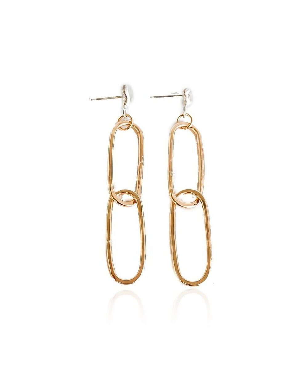 Eudora Link Earrings in Gold