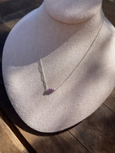 Load image into Gallery viewer, Amethyst Necklace - Sterling silver, 16&quot;